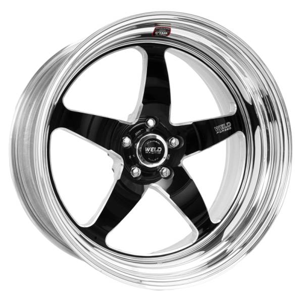 Weld - Weld S71 20x17 / 5x4.75 BP / 7.3in. BS Black Wheel (High Pad) - Non-Beadlock - 71HB0170B73A