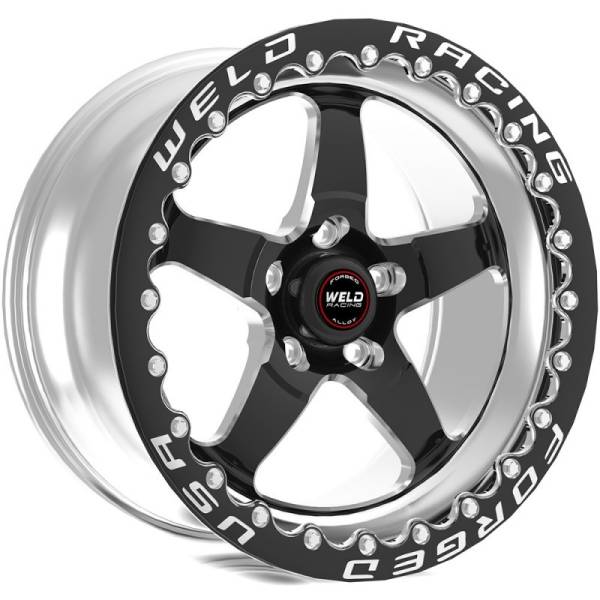 Weld - Weld S71 17x10 / 5x5 BP / 7.2in. BS 43mm O/S Black Wheel (HighPad) - Single Beadlock - 71HB7100C72F