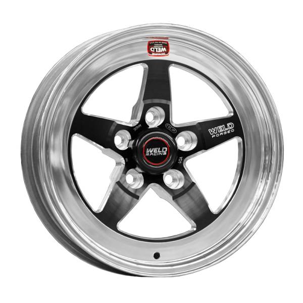 Weld - Weld S71 15x17.33 / 5x4.75 BP / 5.5in. BS Black Wheel (Medium Pad) - Non-Beadlock - 71MB-517B55A