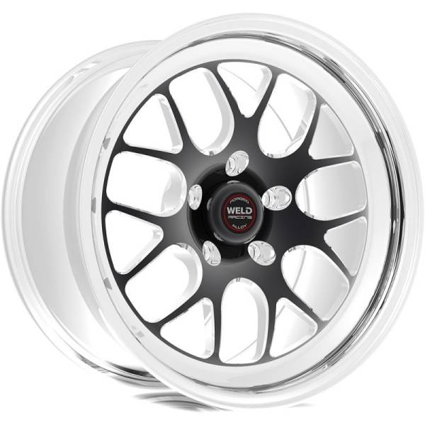 Weld - Weld S77 18x5 / 5x115mm BP / 1.6in. BS Black Wheel (High Pad) - Non-Beadlock - 77HB8050W16A