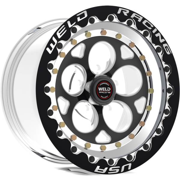 Weld - Weld Magnum III 15x10 / 5x120mm BP / 7.5in. BS Black Wheel - Black Single Beadlock MT - 792B510264F