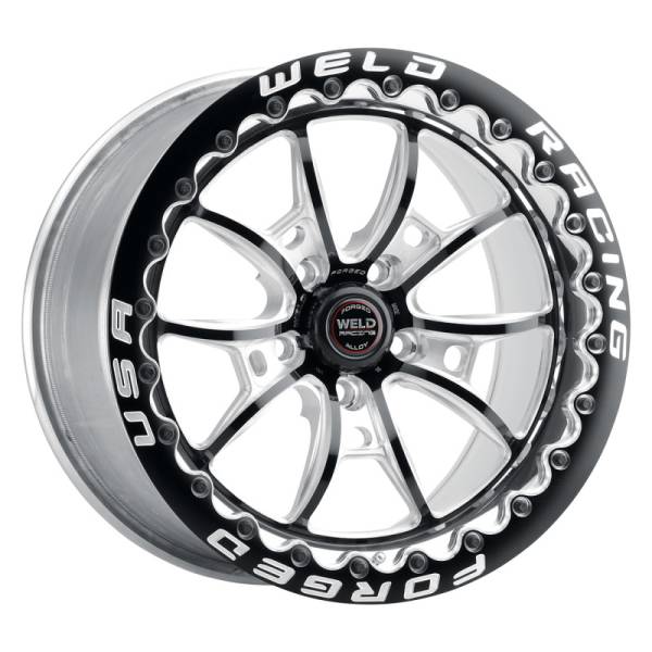 Weld - Weld S80 18x5 / 5x4.5 BP / 2.1in. BS (-23mm Offset) Black Wheel 3.18 ID (High Pad) - non-Beadlock - 80HB8050A21A