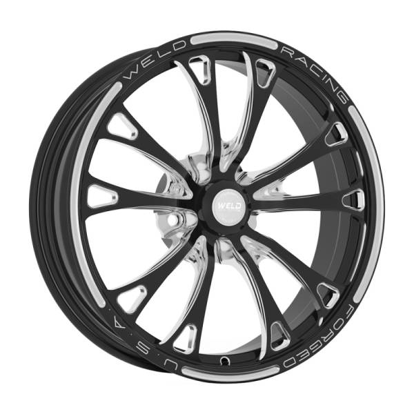 Weld - Weld V-Series 2.0 1-Piece 18x6 / 5x4.5 BP / 3.2in. BS Black Wheel - Non-Beadlock - 84B-1806206