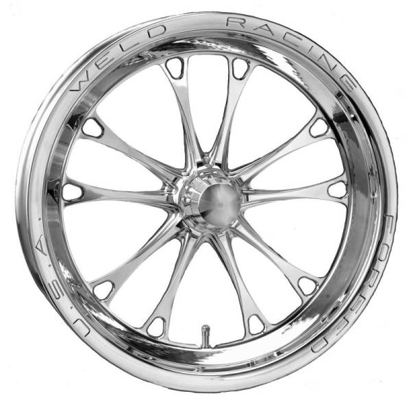 Weld - Weld V-Series 1-Piece 15x3.5 / Strange Spindle MT / 1.75in. BS Polished Wheel - Non-Beadlock - 84P-15001