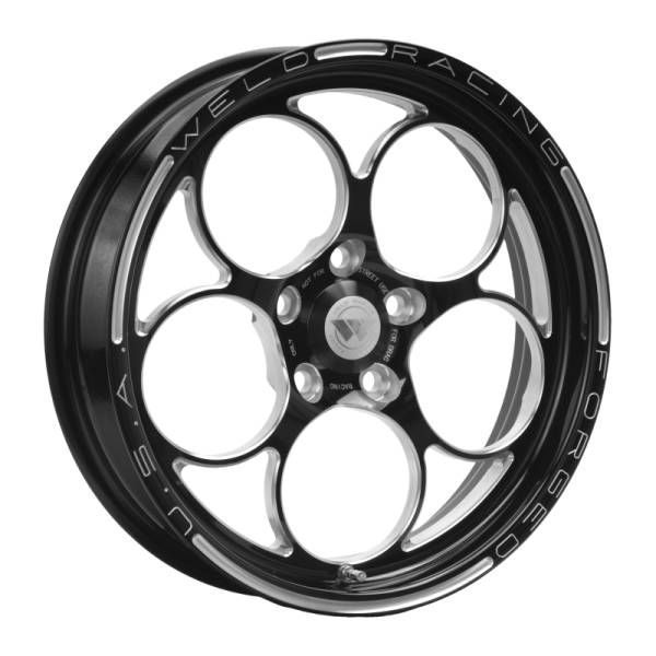 Weld - Weld Magnum 1-Piece 17x4.5 / 5x4.75 BP / 2.25in. BS Black Wheel - Non-Beadlock - 86B-1704274