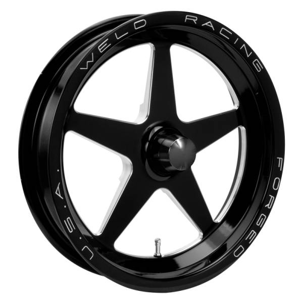 Weld - Weld Alumastar 1-Piece 15x3.5 / Anglia Spindle MT / 1.75in. BS Black Wheel - Non-Beadlock - 88B-15000