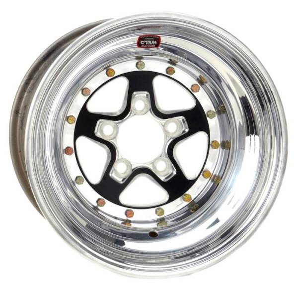 Weld - Weld Alumastar 2.0 15x10 / 5x4.5 BP / 7in. BS Black Wheel - Non-Beadlock - 88B-510214