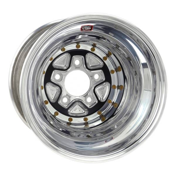 Weld - Weld Alumastar Pro 16x16 / 5x5.5 BP / 5in. BS Black Wheel - Knurled Beadlock - 89B-616560K