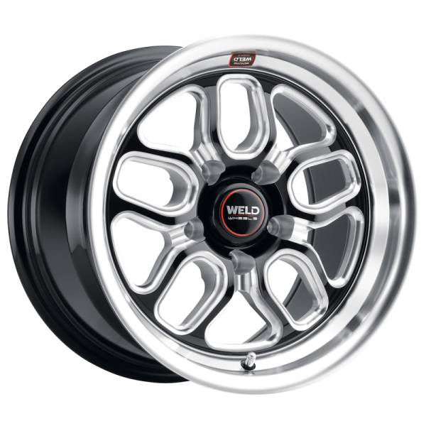 Weld - Weld S152 15X10 Laguna Drag 5X115 ET22 BS6.4 Gloss Black MIL Dia 78.1 - S152B0071P22