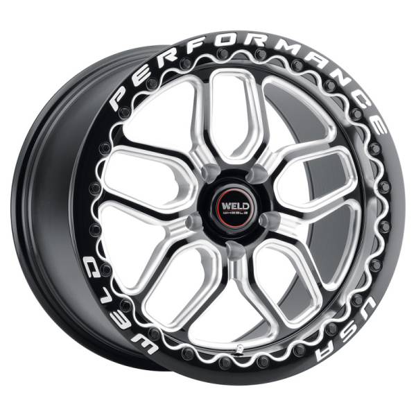Weld - Weld 18x10 Laguna Bead Lock 5x114.3 / ET30 BS6.70 / 78.1 MIL DIA Gloss Black - S90780067P30