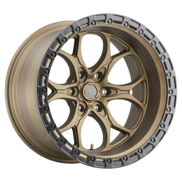 Weld - Weld Off-Road W106 20X9 Ledge 6X135 ET20 BS5.75 Satin Bronze / Black Ring 87.1 - W10609089575