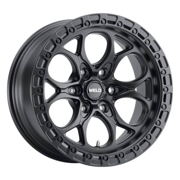 Weld - Weld Off-Road Ledge Six W108 20x9 / 6x139.7 BP / 5 In BS Satin Black Wheel - W10809084500