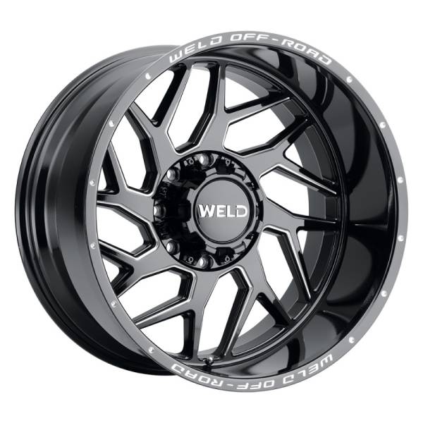 Weld - Weld Off-Road W117 22X12 Fulcrum 8X165.1 ET-44 BS4.75 Gloss Black MIL 125.1 - W11722082475