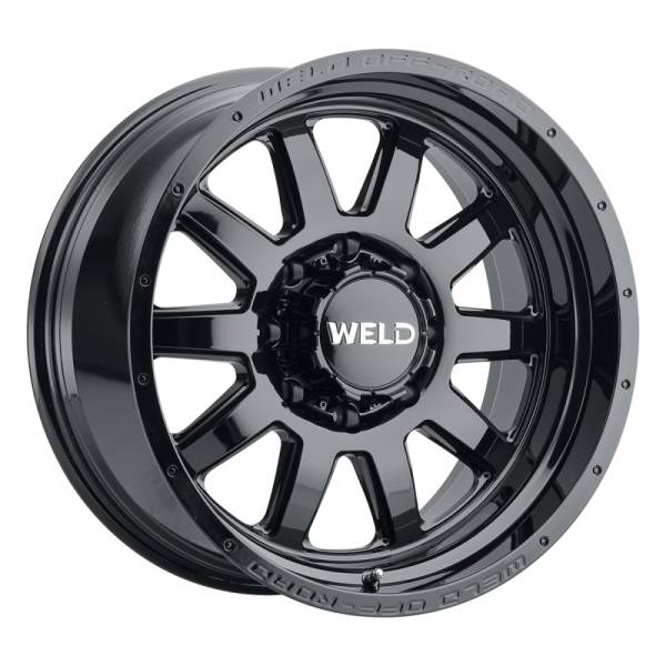 Weld - Weld Off-Road W168 20X9 Stealth 8X165.1 ET00 BS5.00 Gloss Black 125.1 - W16809082500