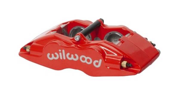 Wilwood - Wilwood Caliper - FSLI4 - Red 1.62in Piston 0.81in Rotor - 120-11131-RD