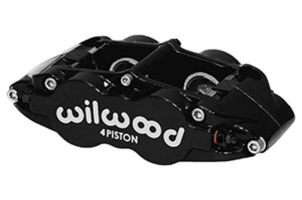 Wilwood - Wilwood Caliper-Narrow Superlite 4R - Black 1.12/1.12in Pistons 1.10in Disc - 120-11782-BK