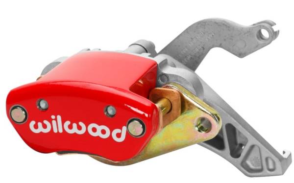Wilwood - Wilwood Caliper-MC4 Mechanical-R/H - Red w/ Logo 1.19in Piston .81in Disc - 120-12069-RD