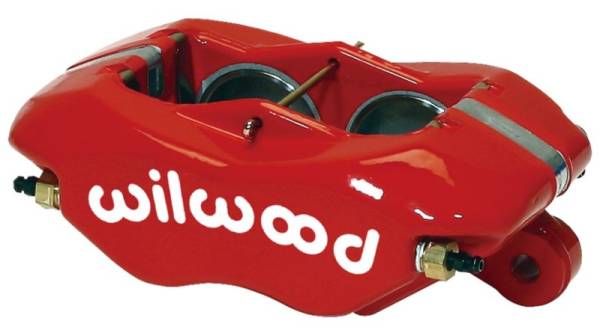 Wilwood - Wilwood Caliper-Forged Dynalite-Red 1.75in Pistons 1.10in Disc - 120-12502-RD