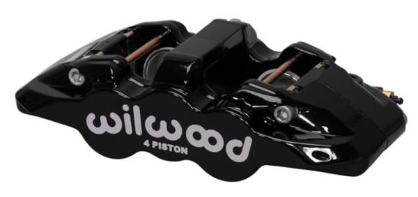 Wilwood - Wilwood Caliper-Aero4-R/H - Black 1.88/1.62in Pistons 1.25in Disc - 120-13285-BK