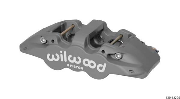 Wilwood - Wilwood Caliper-Aero6-R/H - Black Anodize 1.75/1.38/1.38in Pistons 1.25in Disc - 120-13295