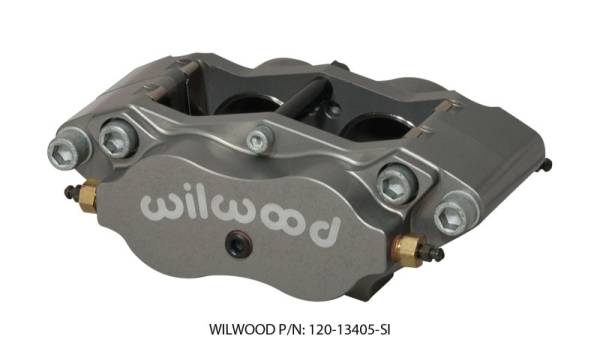 Wilwood - Wilwood Caliper-Billet Narrow Dynalite Radial Mount 1.75in Piston/.38in Disc - 120-13405-SI