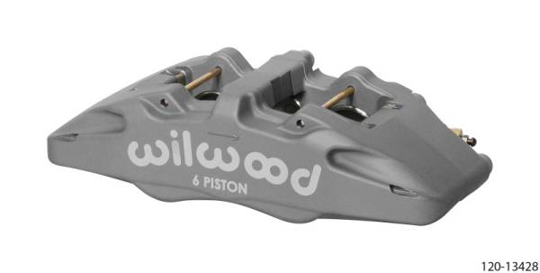 Wilwood - Wilwood Caliper-Forged Dynapro 6 5.25in Mount-Anodized-R/H 1.62/1.38in/1.38in Pistons .81in Disc - 120-13428