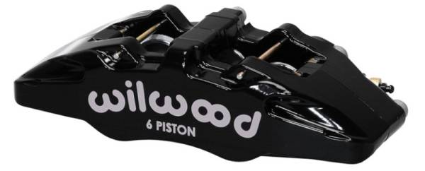 Wilwood - Wilwood Caliper-Forged Dynapro 6 5.25in Mount-R/H 1.62/1.38in/1.38in Pistons .38in Disc - 120-13430-BK