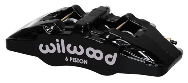 Wilwood - Wilwood Caliper-Forged Dynapro 6 5.25in Mount-L/H 1.62/1.38in/1.38in Pistons 1.10in Disc - 120-13433-BK