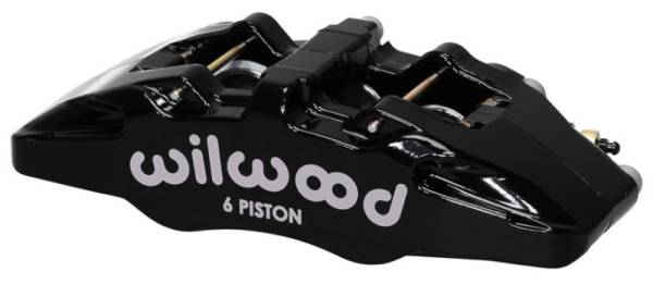 Wilwood - Wilwood Caliper-Forged Dynapro 6 5.25in Mount-R/H 1.62/1.12/1.12in Pistons 0.81in Disc - 120-13434-BK