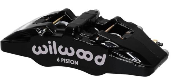 Wilwood - Wilwood Caliper-Forged Dynapro 6 5.25in Mount-R/H 1.62/1.12/1.12in Pistons 1.10in Disc - 120-13436-BK