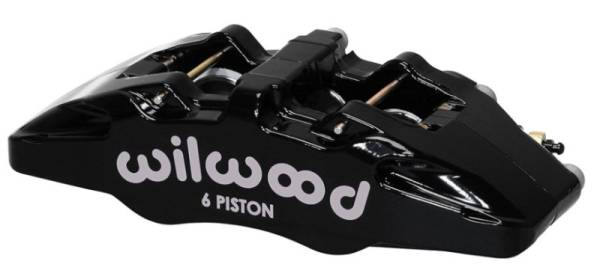 Wilwood - Wilwood Caliper-Forged Dynapro 6 5.25in Mount-L/H 1.62/1.12/1.12in Pistons 1.10in Disc - 120-13437-BK