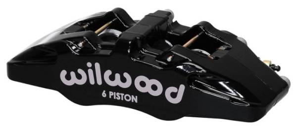 Wilwood - Wilwood Caliper-Forged Dynapro 6 5.25in Mount-R/H 1.38/1.00/1.00in Pistons .81in Disc - 120-13438-BK