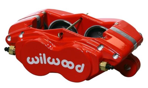 Wilwood - Wilwood Caliper-Forged Dynalite-M-Red 1.75in Pistons .81in Disc - 120-13744-RD