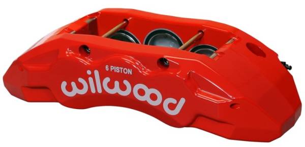 Wilwood - Wilwood Caliper-TX6R- R/H - Red 2.00/1.88/1.88in Pistons 1.50in Disc - 120-13813-RD