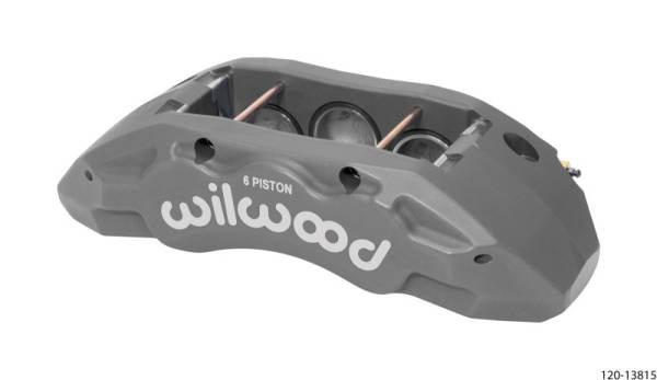 Wilwood - Wilwood Caliper-TX6R- R/H - Clear 2.00/1.88/1.88in Pistons 1.38in Disc - 120-13815