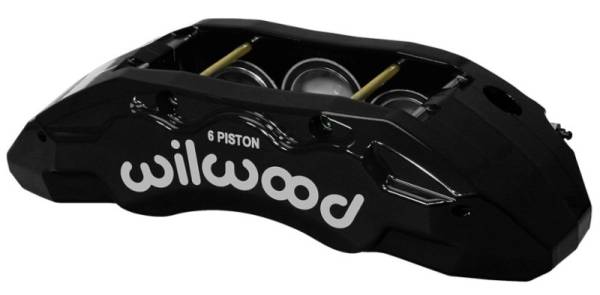 Wilwood - Wilwood Caliper-TX6R- R/H - Black 2.00/1.88/1.88in Pistons 1.38in Disc - 120-13815-BK