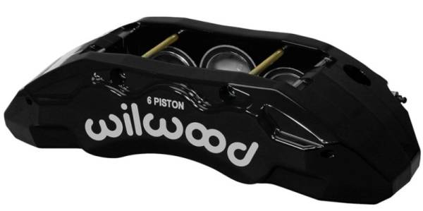 Wilwood - Wilwood Caliper-TX6R- R/H - Black 1.75/1.62/1.62in Pistons 1.38in Disc - 120-13817-BK