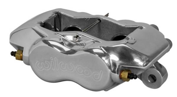 Wilwood - Wilwood Caliper-Forged DynaliteI Polished 1.75in Pistons .38in Disc - 120-13843-P
