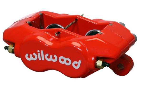 Wilwood - Wilwood Caliper-Forged DynaliteI-Red 1.75in Pistons 1.10in Disc - 120-13846-RD