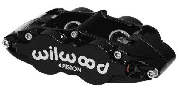 Wilwood - Wilwood Caliper-Forged Superlite 4R 1.38/1.38in Pistons 1.10in Disc, Black - 120-14056-BK