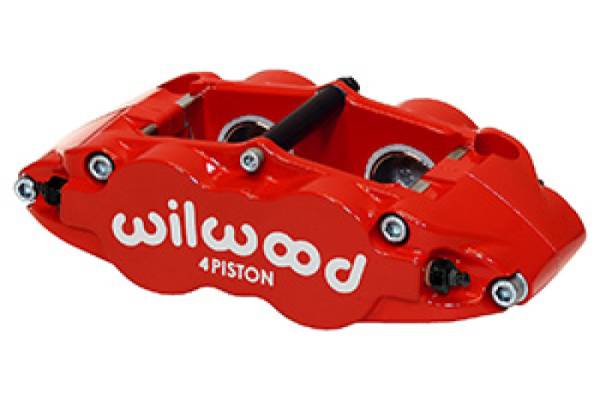 Wilwood - Wilwood Caliper-Forged Superlite 4R 1.38/1.38in Pistons 1.10in Disc, Red - 120-14056-RD