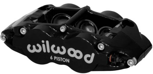 Wilwood - Wilwood Caliper-Forged Narrow Superlite 6R-L/H - Aluminum 1.75/1.25in/1.25in Pistons - 1.10in Rotor - 120-14540-BK