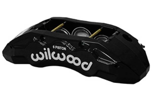 Wilwood - Wilwood Caliper-TX6R- R/H - Black 1.62/1.38/1.38in Pistons 1.38in Disc - 120-14599-BK