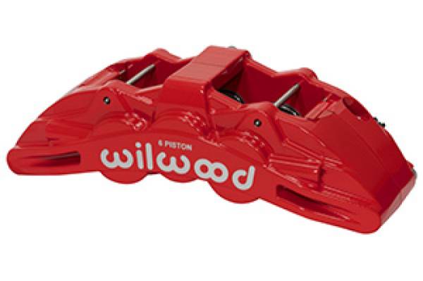 Wilwood - Wilwood Caliper Red SX6R 5.40in Piston 1.25in Disc - 120-14860-RD
