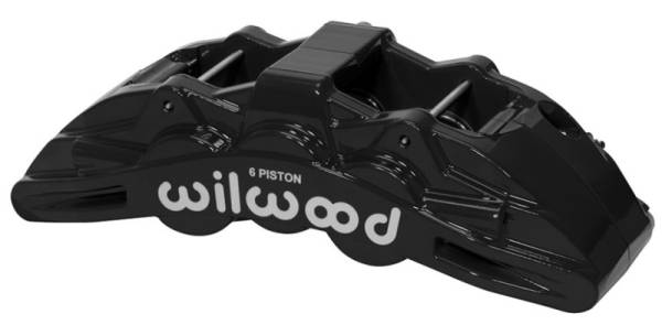 Wilwood - Wilwood Caliper Black SX6R 4.04in Piston 1.25in Disc - 120-14862-BK