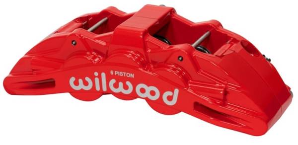 Wilwood - Wilwood Caliper Red SX6R 4.04in Piston 1.25in Disc - 120-14862-RD