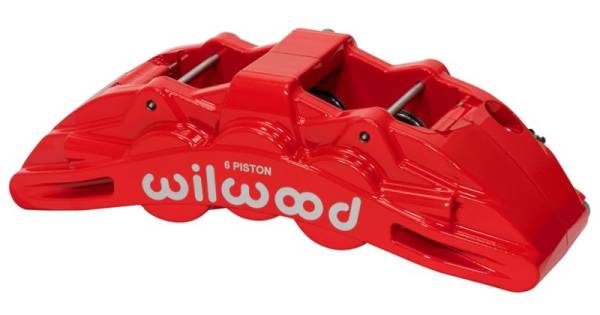 Wilwood - Wilwood Caliper Red SX6R 4.04in Piston 1.25in Disc - 120-14863-RD