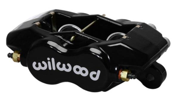 Wilwood - Wilwood Caliper-Forged DynaliteI-Black 1.12in Pistons .81in Disc - 120-14932-BK