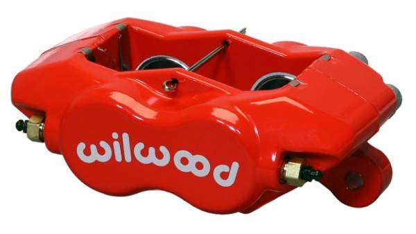 Wilwood - Wilwood Caliper-Forged DynaliteI-Red 1.12in Pistons .81in Disc - 120-14932-RD