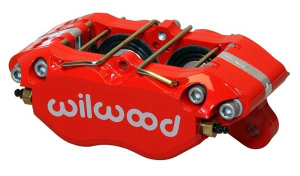 Wilwood - Wilwood Caliper-Dynapro Dust-Boot 5.25in Mount - Red 1.75in Pistons 1.00in Disc - 120-15131-RD
